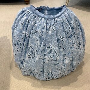 Azzi & Osta Elegant Blue Lace Skirt nwt